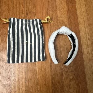 Lele Sadoughi White and Black Headband